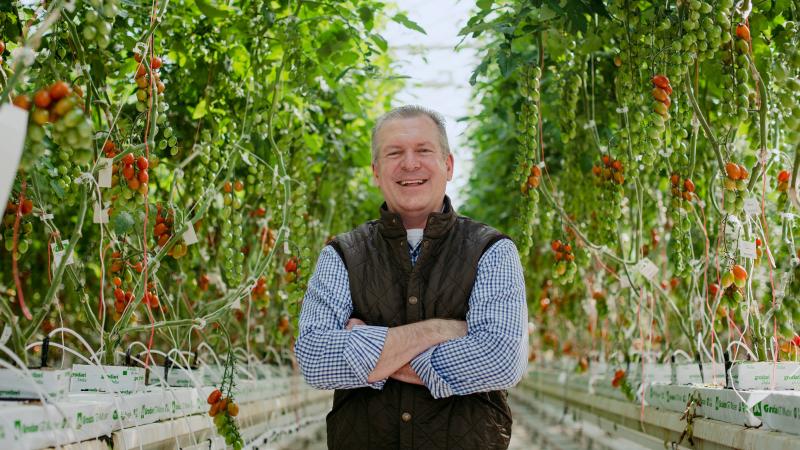 Photo provided by Bushel Boy Farms Portrait of Chuck Tryon at Bushel Boy Farms