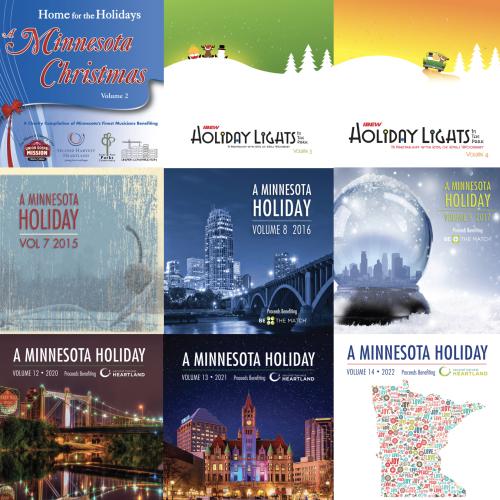 15 album covers of "A Minnesota Holiday"