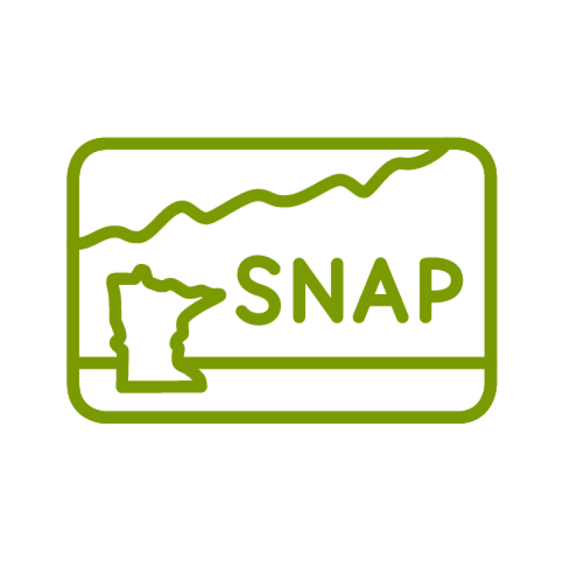 Icon of a SNAP EBT card