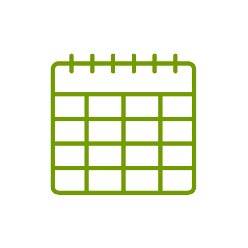 Icon of a calendar