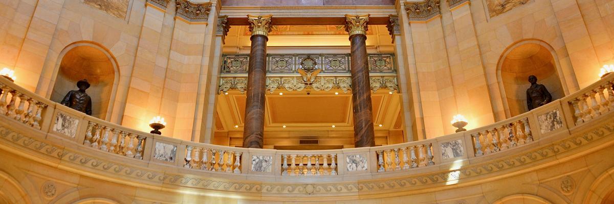 Inside of the Minnesota Capitol building