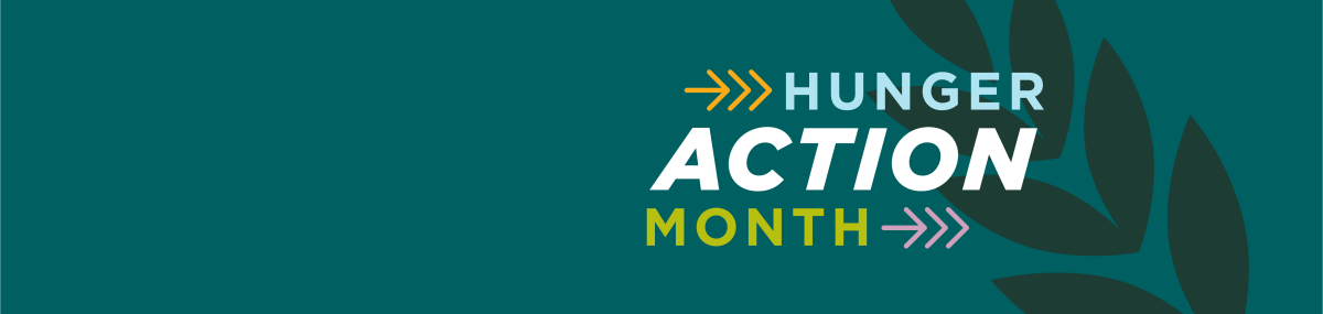 Hunger Action Month graphic