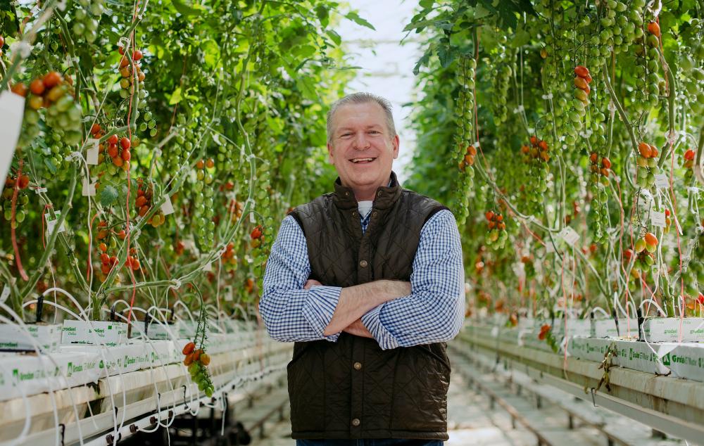 Portrait of Chuck Tryon at Bushel Boy Farms