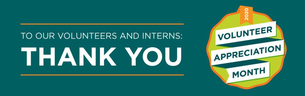Volunteer Appreciation Month Header 2020 Volunteer Appreciation Month Header 2020