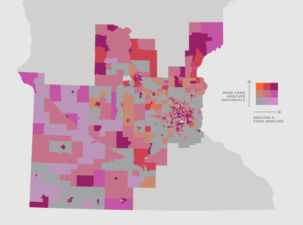 food insecurity in mn map