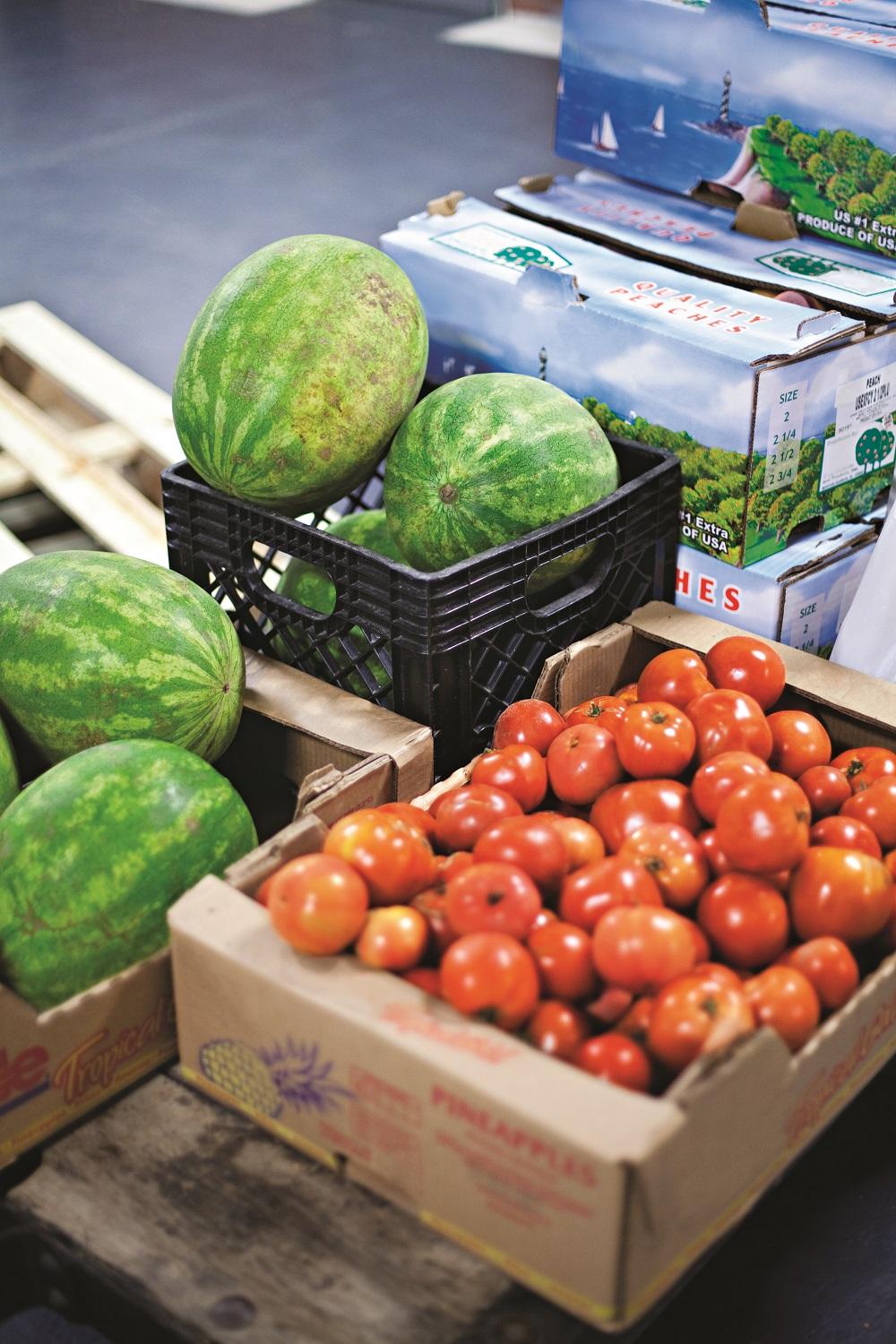 Watermelon and Tomatoes