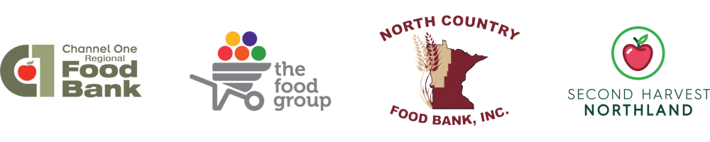 Food Bank Newspaper Ad Logo Lockup