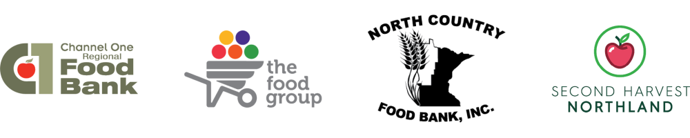 Food Bank Newspaper Ad Logo Lockup