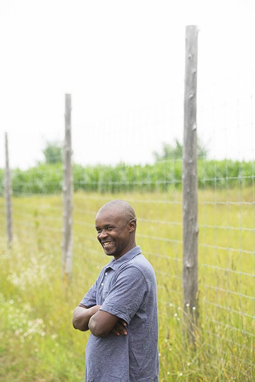 Portrait of Moses Momanyi at Dawn2Dusk Farms