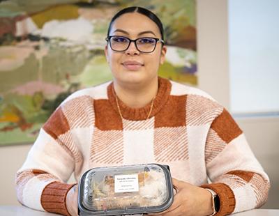 A person holding a MCK meal