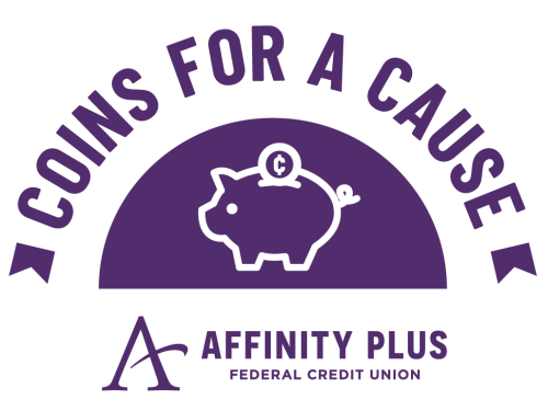Affinity Plus Coins for a Cause campaign logo