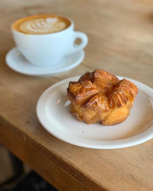 Rustica Bakery coffee and pastry