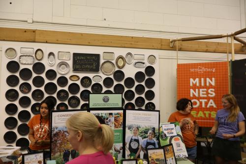 booth at the Minnesota Food Justice Network