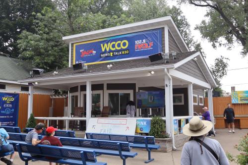 WCCO booth at the state fair